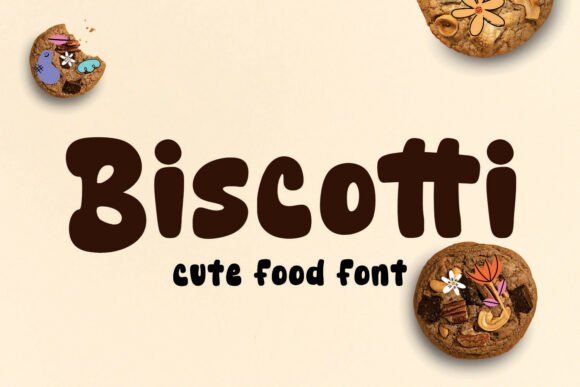 Biscotti Font: Sweet Handwritten Display Typography