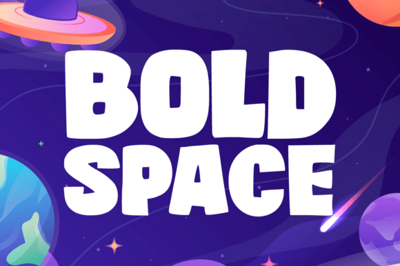 Bold Space: A Chunky Display Font for Modern Editors