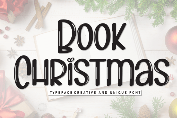 Book Christmas Font for Festive Campaigns
