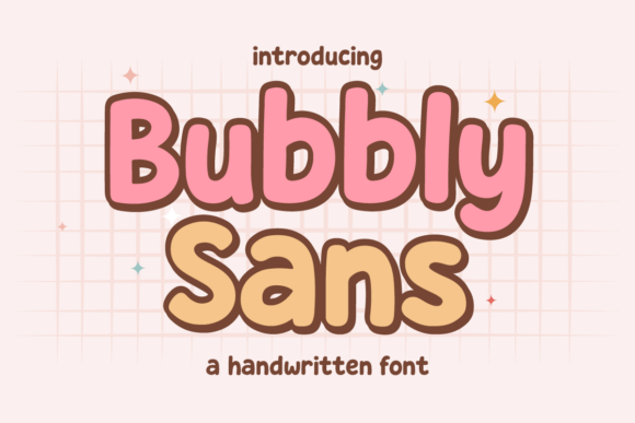 Bubbly Sans: The Sweet Display Font for Pastel Campaigns