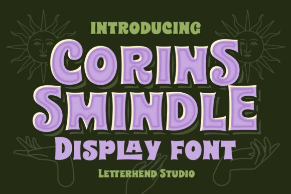 Corins Smindle Font for Retro Web Design
