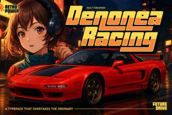 Denonea Racing Font Review for Bold Campaigns