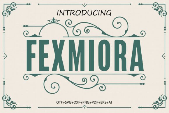 Fexmiora Display Font for Vibrant Web Design