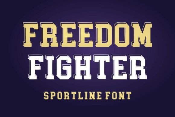 Freedom Fighter Typeface for Bold Brand Identity