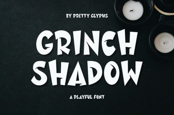 Grinch Shadow Typeface for Bold Holiday Campaigns