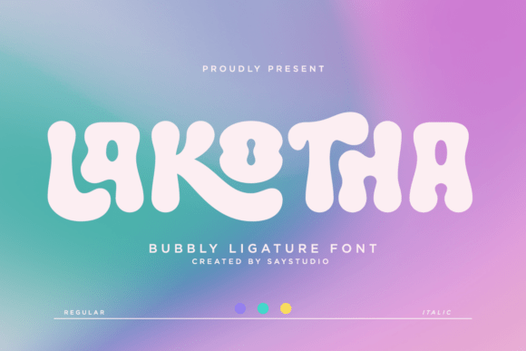Lakotha: A Bold Display Font for Modern Editorial Design