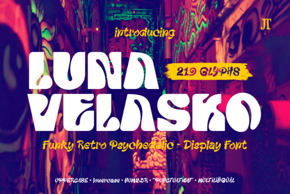 Luna Velasko: A Retro Display Font for Editors