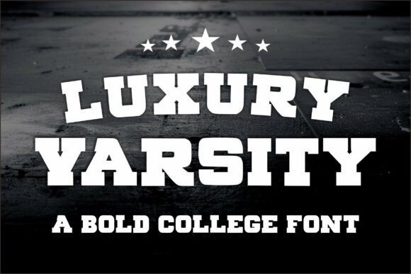Luxury Varsity Typeface for Bold Maker Branding