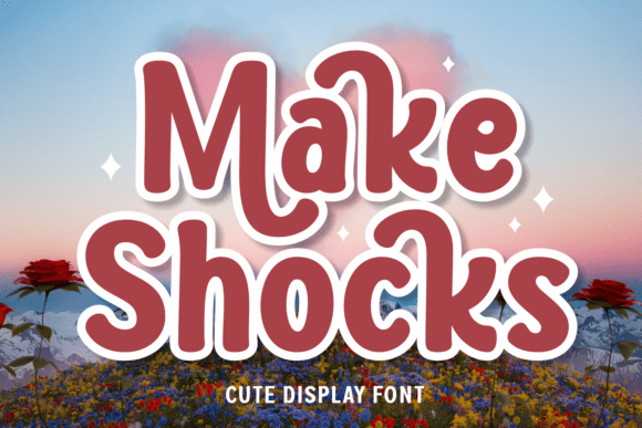 Make Shocks Font: A Cute Display Typeface for Branding