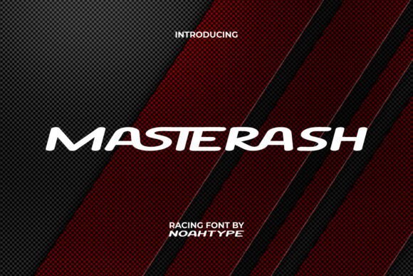 Masterash Typeface for High-Octane Branding