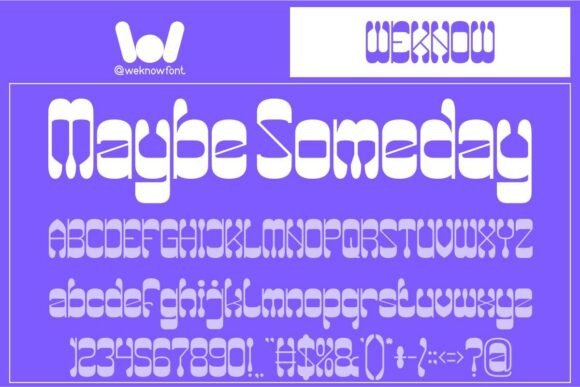 Maybe Someday Font for Modern Web Design