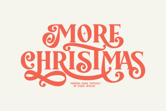 More Christmas Font for Handmade Holiday Designs
