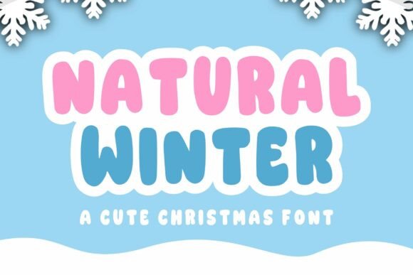 Natural Winter Font Review: A Festive Display Choice