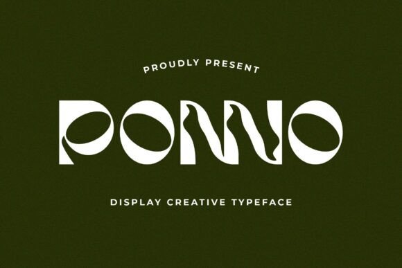 Ponno Display Font for Creative Crafters