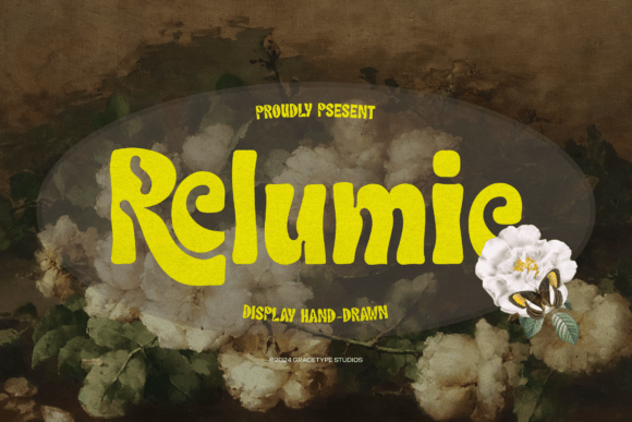 Relumie: A Groovy Display Font for Editorial Design