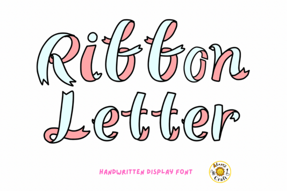 Ribbon Letter Font: A Whimsical Display Typeface Review
