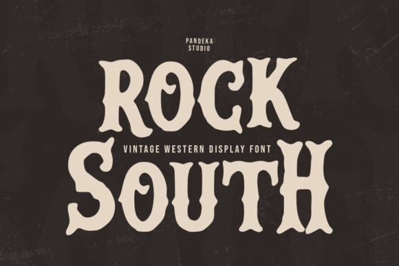 Rock South: A Vintage Western Display Font for Crafters