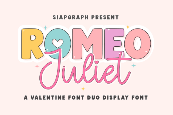 Romeo Juliet Duo: The Valentine Font for Campaigns