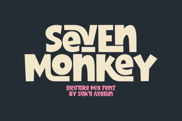 Seven Monkey: A Vivacious Display Font for Bold Campaigns