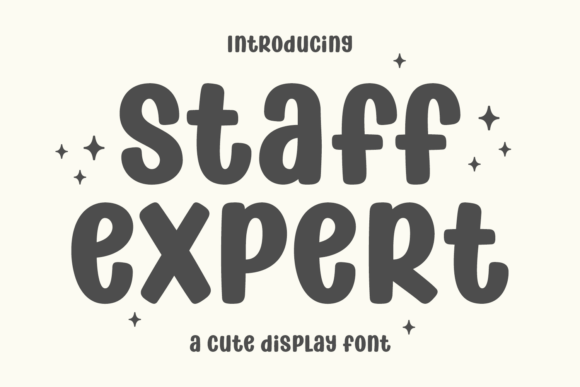 Staff Expert Typeface for Warm Branding