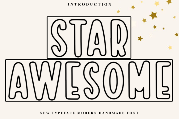 Star Awesome Font for Festive Holiday Designs
