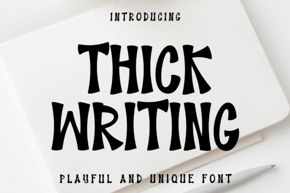 Thick Writing: A Modern Display Typeface for Editors