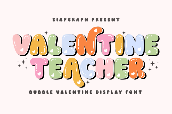 Valentine Teacher Font for Playful Branding