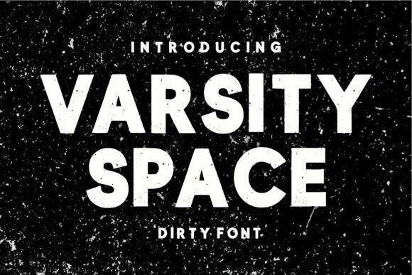 Varsity Space: A Bold Vintage Typeface for Branding