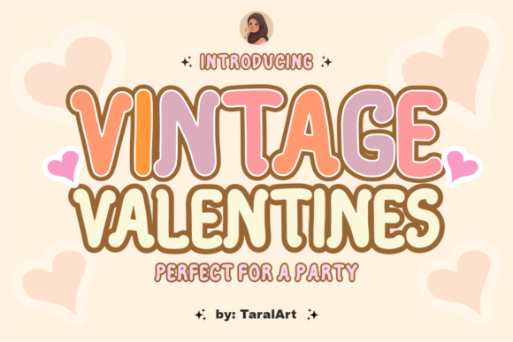 Vintage Valentines Font for Branding